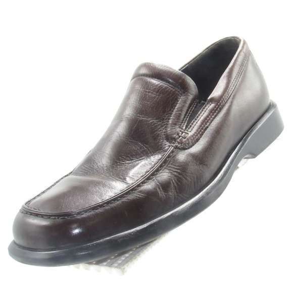Ecco 050168 Size 10 M Brown Leather Loafer B6 A17 main image 4
